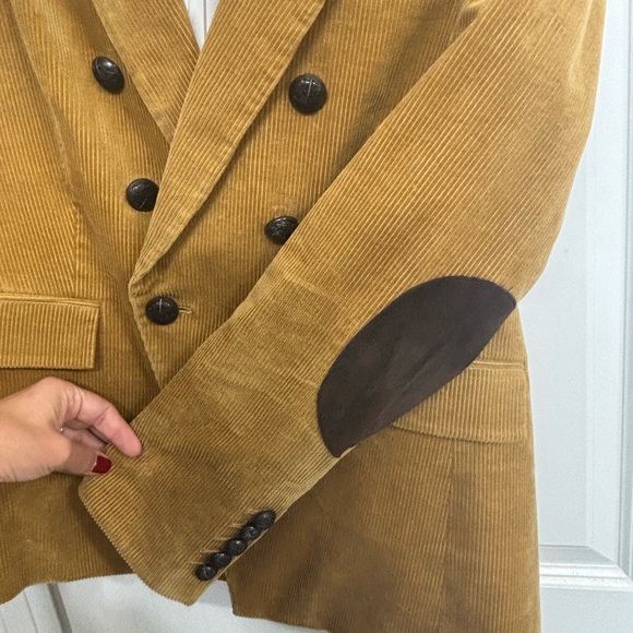 Veronica Beard Tan Corduroy Blazer Size 16 EUC - Picture 4 of 4